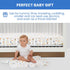 Delta Children 100% Cotton Flannel Baby Receiving Blankets for Girls and Boys, 30x30 Inches (Pack of 4), Space