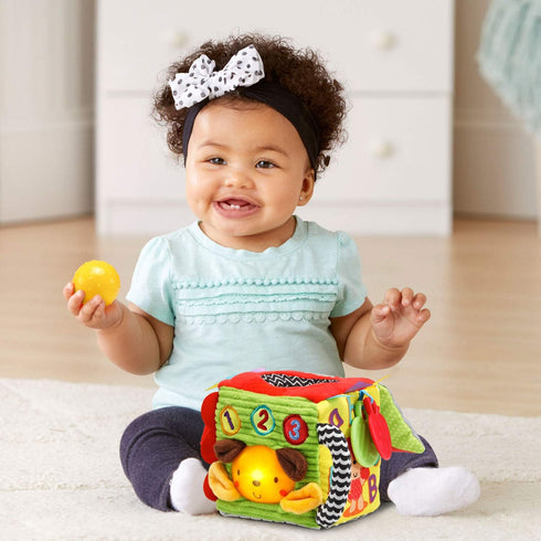 VTech Soft and Smart Sensory Cube - Multicolor Toy for 3-24 Months