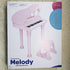 Love&Mini 31 Keys Pink Piano Keyboard Toys for Girls, with Microphone and Stool, Toddler Music Gifts for Ages 1-5
