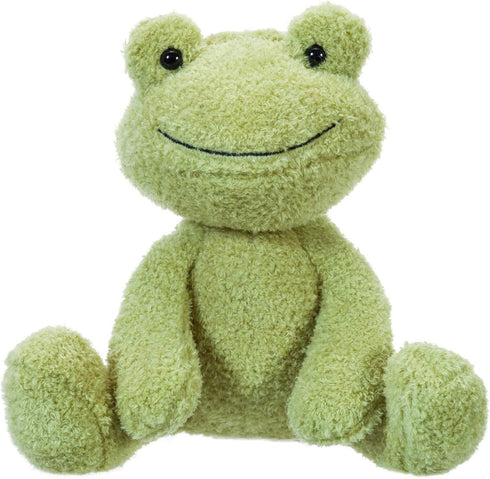 Apricot Lamb Frog Plush Stuffed Animals, Soft Cute Plush Toys for Baby Girl and Boy, Fluffy Green Frog 7.1 Inches