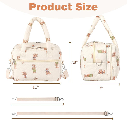 Momcozy,Cotton Wearable Breast Pump Bag - Portable Pumping Bag With Cooler Compartment Compatible With Quilted Breast