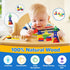 6-in-1 6 12 6-12-18 1-3 Baby Toys to Months, Montessori Toys for Babies Months, Infant Teething Toy Stacking Blocks