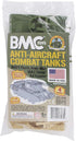 BMC Classic Payton Anti-Aircraft Tanks - 4pc Tan Green Plastic Army Men Vehicles