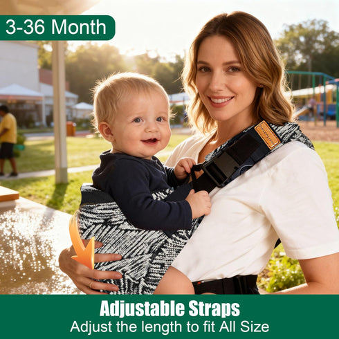 zgrdhw 2026 10-30 lbs Baby Sling Carrier New Toddler Carrier Lightweight and Portable Baby Sling with Adjustable Straps