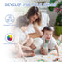 71" 59" Tummy Boho Rainbow Baby Play Mat X Non-Slip Cushioned Baby Crawling Mat Letter Playmats, Kids Play Mats Pad