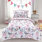 Pea Pod Toddler Bedding Set for Girls, 4 Piece Soft & Breathable