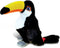 DolliBu Toucan Plush - 8 Inch Super Soft Stuffed Animal, Cute Tropical Rainforest Bird Toy for Kids, Teens, Adults
