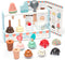 UMU Wooden Ice Cream Counter Play Set Toy - Pretend Kitchen Accessories