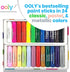 24 Set, Ooly Chunkies Paint Sticks For Kids, Tempera Paint Sticks Variety Includes Classic, Pastel & Metallic No Mess