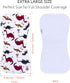 2-in-1 3 Set 12 Pack Baby Burp Cloths & Baby Bibs Design Large Size Layers Thicken Cotton Super Absorbent and Soft Baby