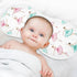 Qinllo 2 Pack 22"x11" Muslin Burp Cloths Ballerina Dot White Print Cotton Baby Burp Cloths Ultra Absorbent and Soft