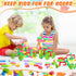 Libima 300 6 Set Pcs Tubular Pipes Building Blocks for Kids Over Years Old Stem Building Toy Colorful Tube Pipe Toy