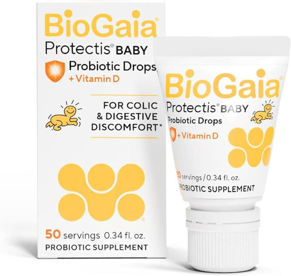 BioGaia Protectis Baby Probiotic Drops | Colic & Gas Relief + Vitamin