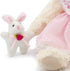Oitscute Small Baby Teddy Bear - Cute Stuffed Animal Soft Plush Toy 10" in Pink Lace Dress