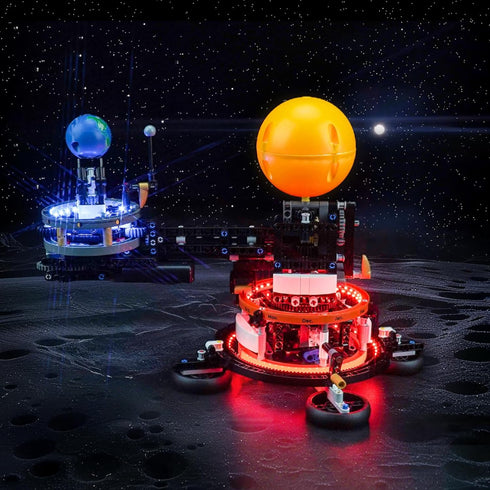 Upgraded LED Light Kit for Lego Technic Planet Earth and Moon in Orbit Building Set, Compatible with Lego 42179