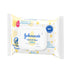99% 25 Count Johnson's Baby Disposable Hand & Face Cleansing Wipes, Pre-Moistened Wipes Gently Remove of Germs & Dirt