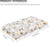 Winpema 28"x52" Cartoon Goose Fitted Crib Sheet White Goose Baby Crib Sheet Fit Standard Crib and Toddler Mattress,Crib