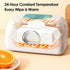 Luocute 120 Baby Wipe Warmer, Large Capacity Holds Wipes with Viewable Windows for Easy Monitoring, USB Powered Wet