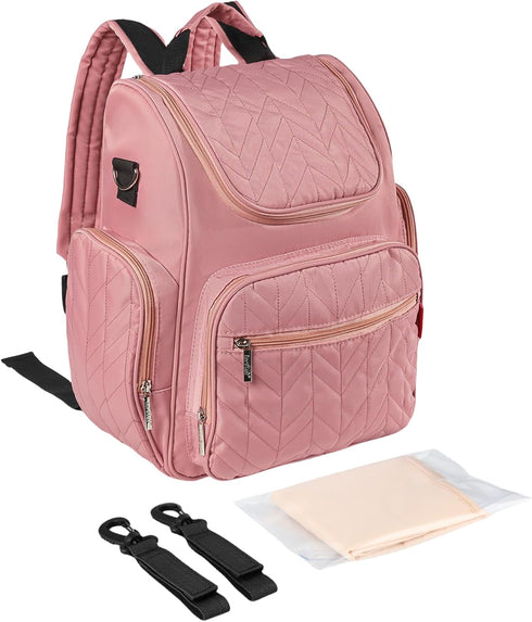 insular Diaper Bag Backpack, Multi-Function Travel Back Pack, Waterproof Changing Bag for