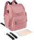 insular Diaper Bag Backpack, Multi-Function Travel Back Pack, Waterproof Changing Bag for
