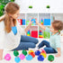 24Pcs Kids Percussion Instrument Finger Castanets, B bangcool Castanets Creative Musical Instrument for Kids Percussion