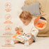 1 2 3 4 Montessori Toys for Tooddlers- Busy Board for Years - Educational Fidget Toy for Baby - Wooden Sensory Toys