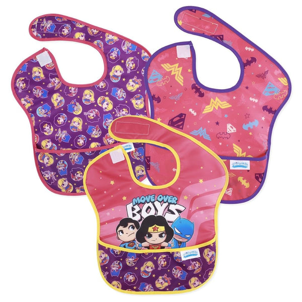 Bumkins Bibs for Girl or Boy, SuperBib Baby and Toddler, 6-24 Months, Essential for Eating and Feeding