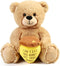BenBen Valentines Day Teddy Bear, 12 Inch Funny Stuffed Animal Plush Toy with Honey Pot for Her