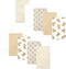 Luvable Friends Hudson Baby Flannel Burp Cloths 10pk, Cuddle Bears