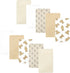 Luvable Friends Hudson Baby Flannel Burp Cloths 10pk, Cuddle Bears