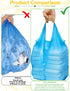 Box,96 96 (23"x18") Large Adult Diaper Disposal Bags with Wall Mount Storage Pcs Blue & Pcs yellow Adult Diaper