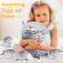 KMUYSL Seal Plush Toys for Girls Ages 3-8, Mommy Seal Stuffed Animal with 4 Babies, Ideal Christmas Birthday Gift