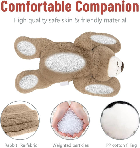 20" 3.3 Niuniu Daddy | Pound Weighted Bear Stuffed Animals for Adults Kids, Giant Large Teddy Bear Plush Toy, Cute