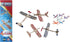 Wooden Airplane Kits Set | Balsa Wood and Styrofoam Airplane Toys | 2 Rubberband Powered Planes, 2 Glider Planes, 6