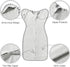2 Pack 100% 2-Way M(3-6 Transition Swaddle, Cotton Baby Sleep Sack, Zipper Infant Arm Up Swaddle for Newborn Baby Boys