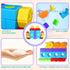 1.65 Inch Set 4 5 6 36PCS Magnetic Building Blocks in Multiple Shapes, Montessori Magnetic Block for Kids Ages and Up