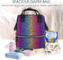 TZTTZT Backpack, Mommy Bright Leopard Rainbow Print Diaper Bag Toddler Baby Girl Boy Diaper Bag for Mom Dad, Bags