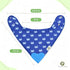 Set 4 Pickle & Olive Bandana Teething Bibs with Attached Teether - Of - Nautical