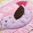 CribMATE 1 Nursery Crib Quilted Comforter PC Baby Girl Baby Boy Crib Quilt/Comforter Baby Gift Idea (Purple Elephant)