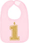 Aiden's Corner Handmade Cute Baby Boy Girl 1st Birthday Silver Gold First Smash Cake Bibs