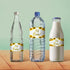 Outus 40 Pieces Sunflower Baby Shower Water Bottle Labels Floral Water Bottle Labels Waterproof Sunflower Bottle