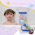 11PCS 12+ Mold Free Bath Toys, | Safe Easy Clean & Fun Floating Boats & Spoon & Watering Can and Whale Bath Toy