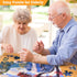 100 Piece Jigsaw Puzzle for Seniors - Elephant Forest Large Piece Puzzles for Alzheimer's Activity 15" x 19"
