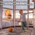 Adjustable Height Indoor Mini Basketball Hoop for Toddlers Kids, Space-Saving Christmas Birthday Gift Toy for Boys