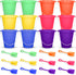 Beach Sand Toy Set - 12 Sets of Buckets and Shovels, Plastic Beach Buckets & Shovel Tools