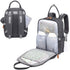 BabbleRoo Diaper Bag Backpack - Waterproof Multi-Function Baby Tote with Changing Pad
