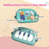 3 1 Tummy in Baby Activity Gym Center, Time Play Mat Gym, Baby Push Walker, Kick and Play Piano with Music and Light