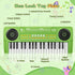 MusicForset 37 3 4 5 6 Upgraded Keys Kids Piano Keyboard Portable Toddler Music Toy Keyboard with Microphone Musical