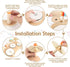 Kids Drum Set for Toddlers 1-3 - All in One Musical Instruments, Montessori Sensory Toys for 1 Year Old