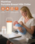 22oz 360 24 2pcs Portable Breast Milk Cooler for Breastmilk Storage, Liquid Gold Saver Cooling Keeps Milk Fresh